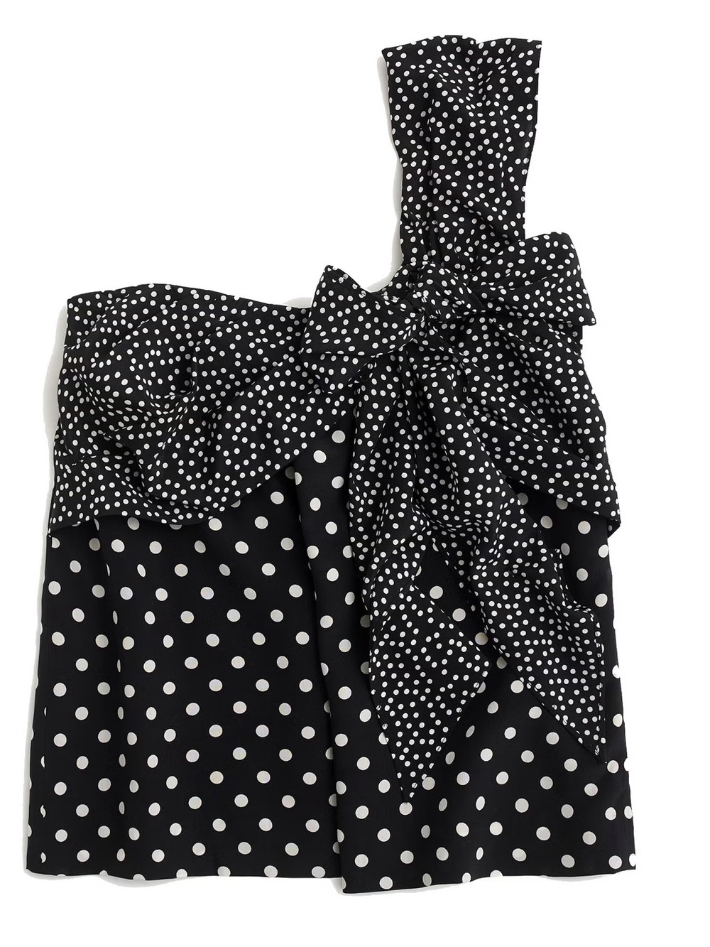 J CREW SILK POLKA DOT TOP